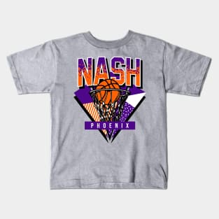 Phoenix Retro Basketball Nash Throwback Kids T-Shirt